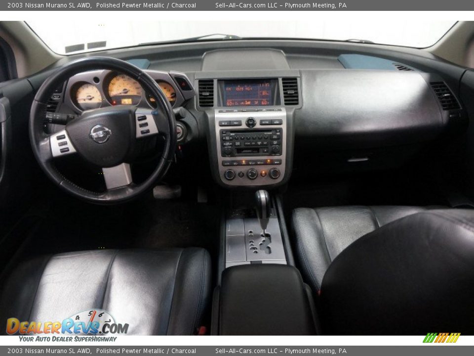 2003 Nissan Murano SL AWD Polished Pewter Metallic / Charcoal Photo #21