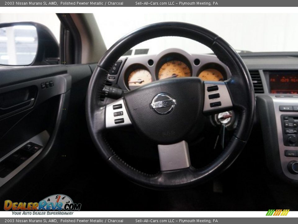 2003 Nissan Murano SL AWD Polished Pewter Metallic / Charcoal Photo #22