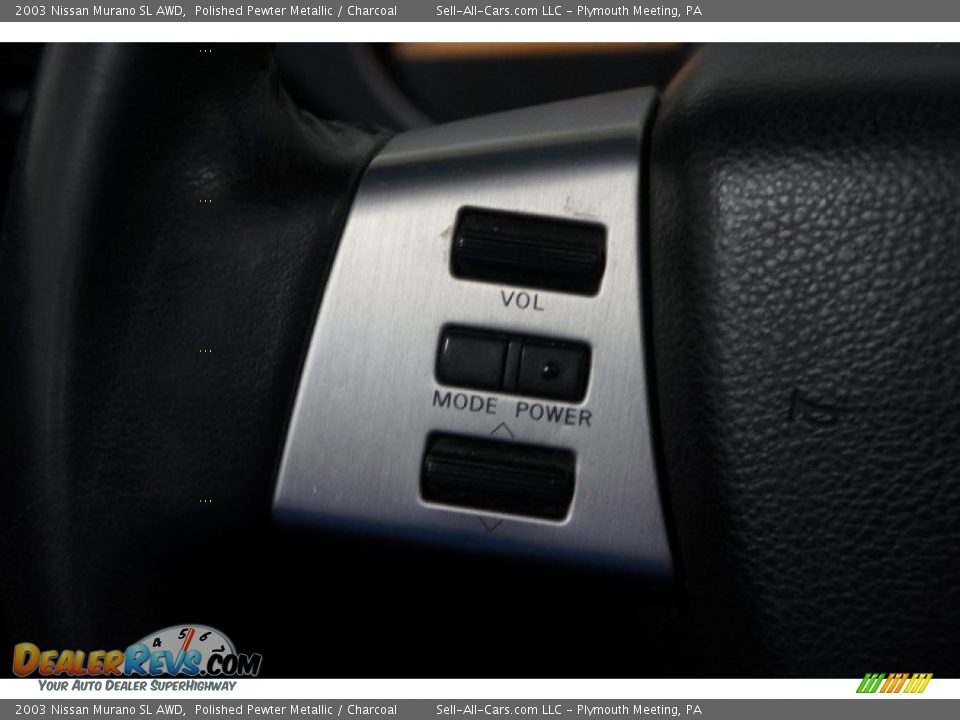 2003 Nissan Murano SL AWD Polished Pewter Metallic / Charcoal Photo #23