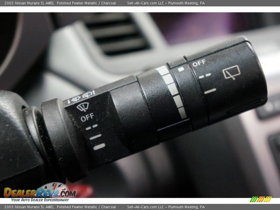 2003 Nissan Murano SL AWD Polished Pewter Metallic / Charcoal Photo #26