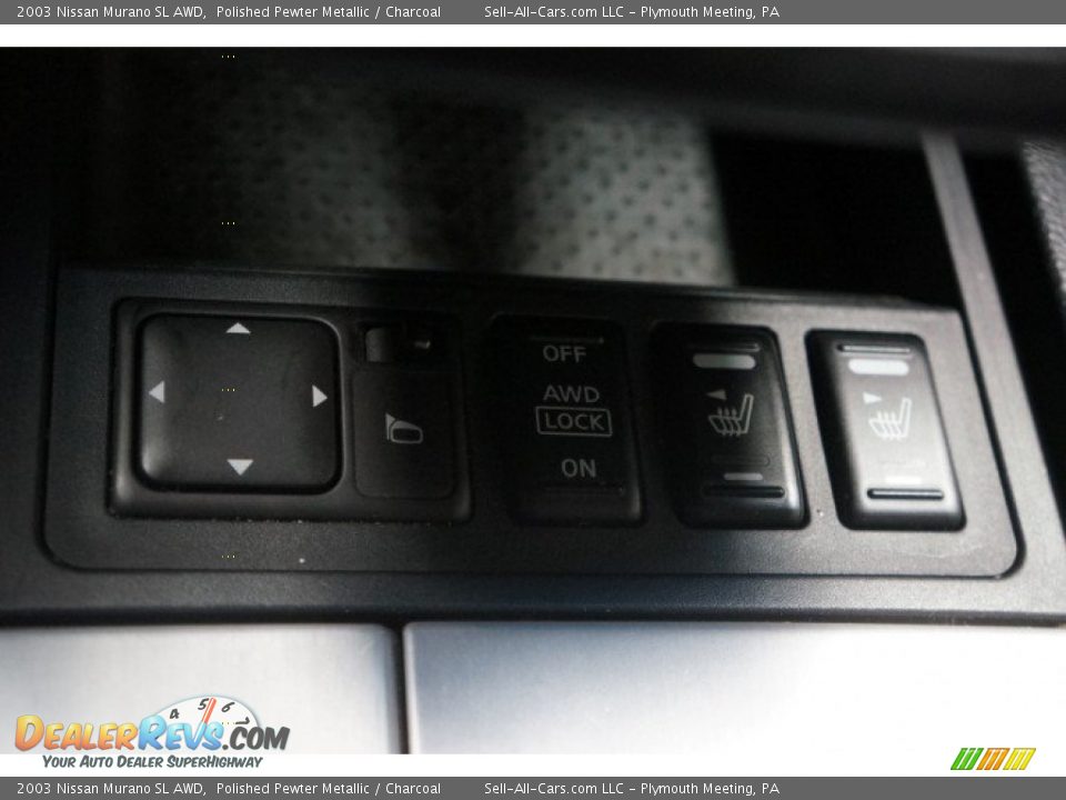 2003 Nissan Murano SL AWD Polished Pewter Metallic / Charcoal Photo #33