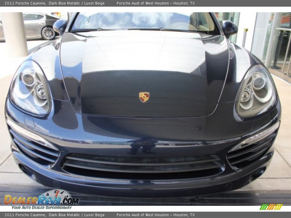 2011 Porsche Cayenne Dark Blue Metallic / Luxor Beige Photo #2
