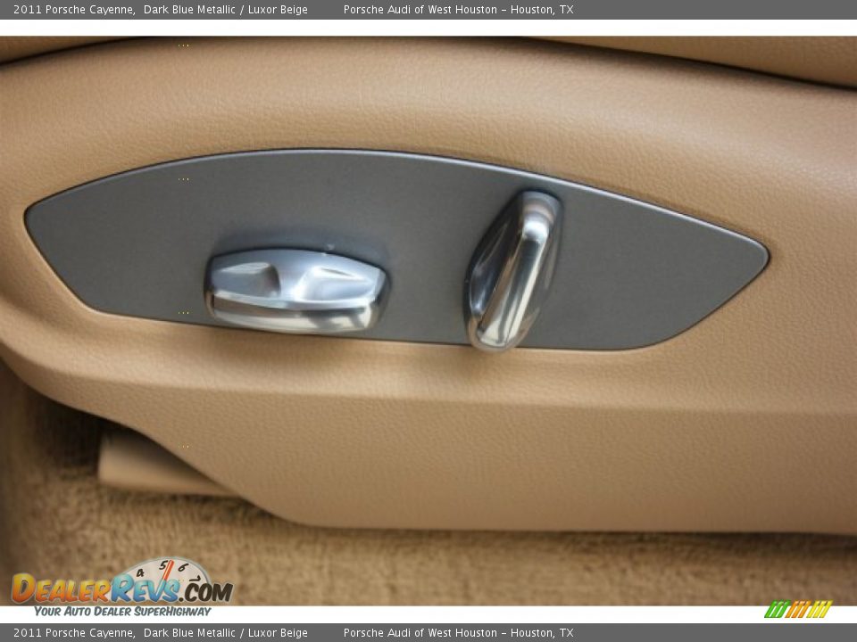 2011 Porsche Cayenne Dark Blue Metallic / Luxor Beige Photo #16