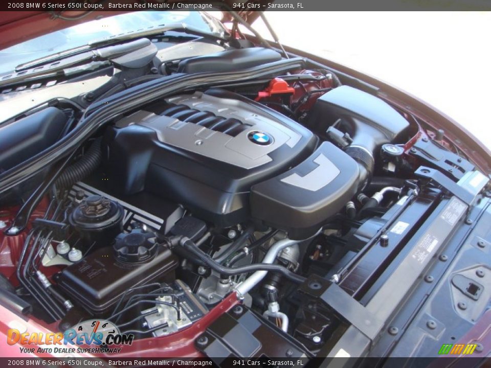 2008 BMW 6 Series 650i Coupe 4.8 Liter DOHC 32-Valve VVT V8 Engine Photo #27
