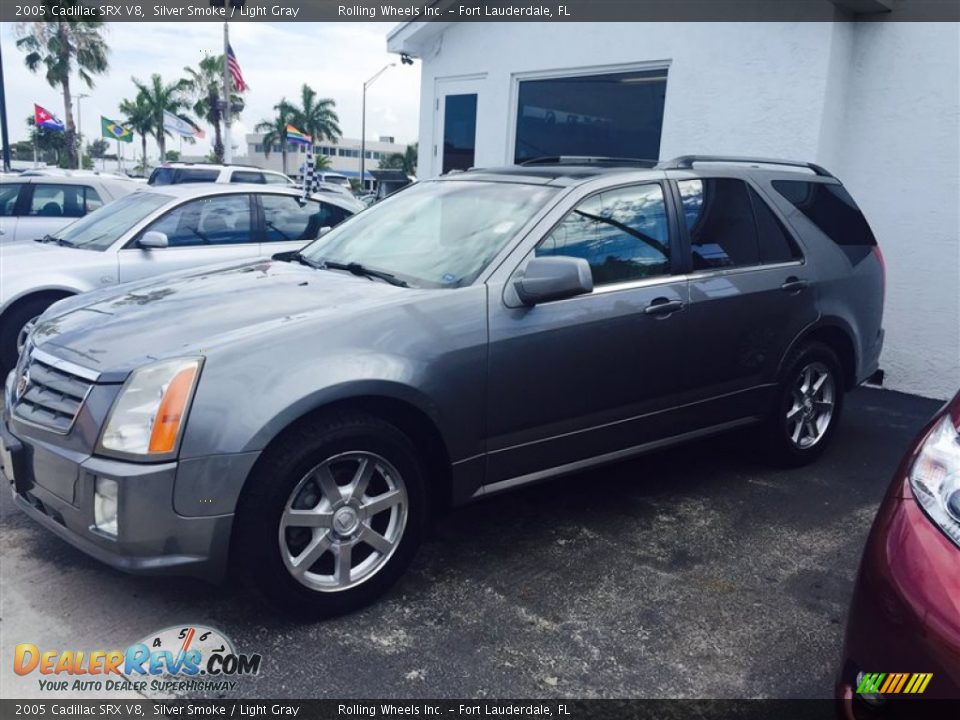 2005 Cadillac SRX V8 Silver Smoke / Light Gray Photo #9