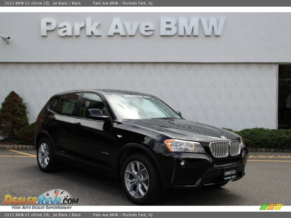 2013 BMW X3 xDrive 28i Jet Black / Black Photo #1