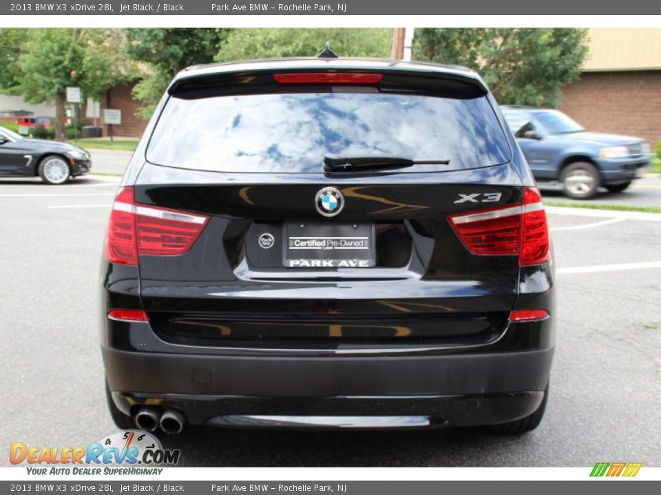 2013 BMW X3 xDrive 28i Jet Black / Black Photo #4