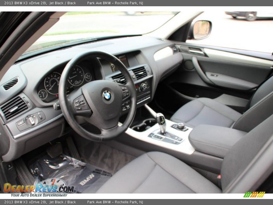 2013 BMW X3 xDrive 28i Jet Black / Black Photo #10