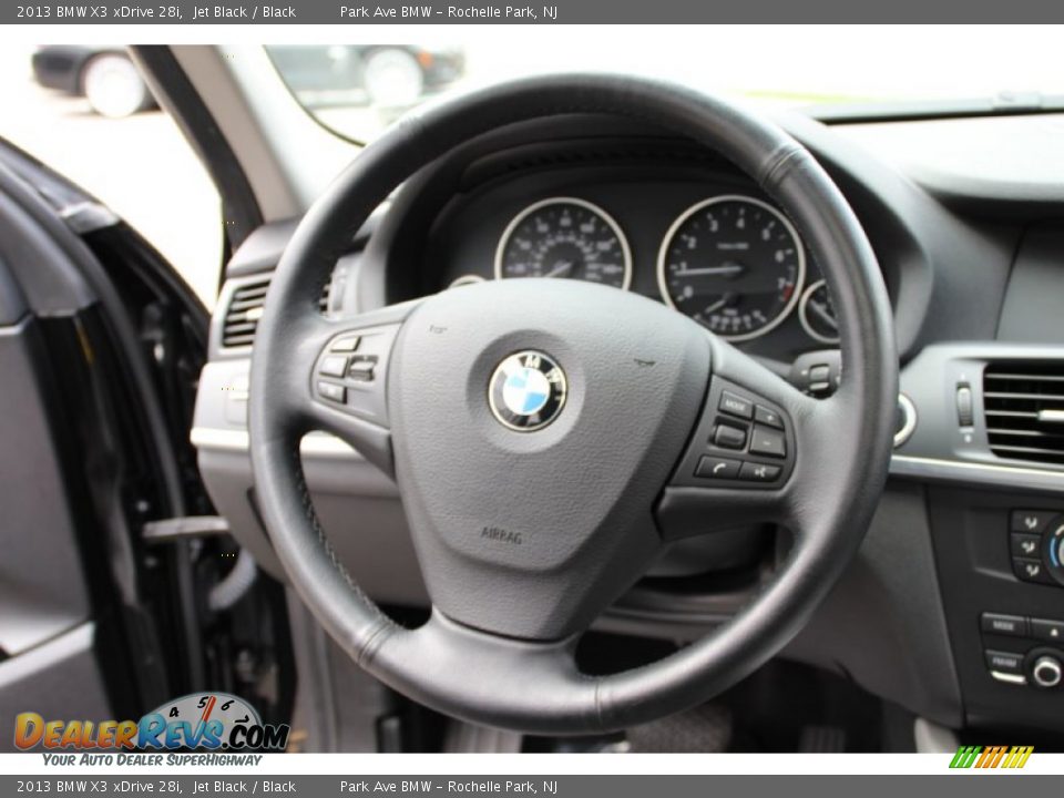 2013 BMW X3 xDrive 28i Jet Black / Black Photo #18
