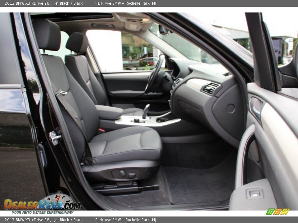 2013 BMW X3 xDrive 28i Jet Black / Black Photo #28