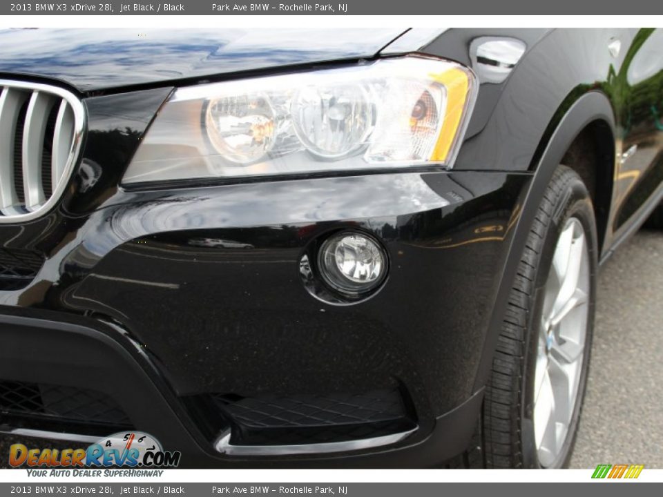 2013 BMW X3 xDrive 28i Jet Black / Black Photo #31