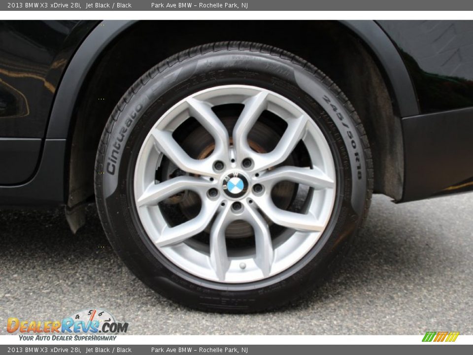2013 BMW X3 xDrive 28i Jet Black / Black Photo #32