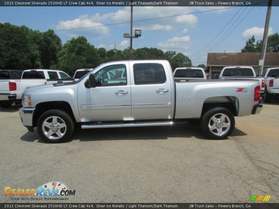 2013 Chevrolet Silverado 2500HD LT Crew Cab 4x4 Silver Ice Metallic / Light Titanium/Dark Titanium Photo #4