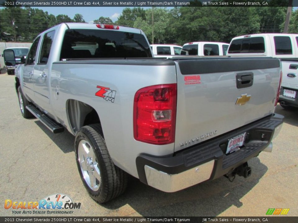 2013 Chevrolet Silverado 2500HD LT Crew Cab 4x4 Silver Ice Metallic / Light Titanium/Dark Titanium Photo #5