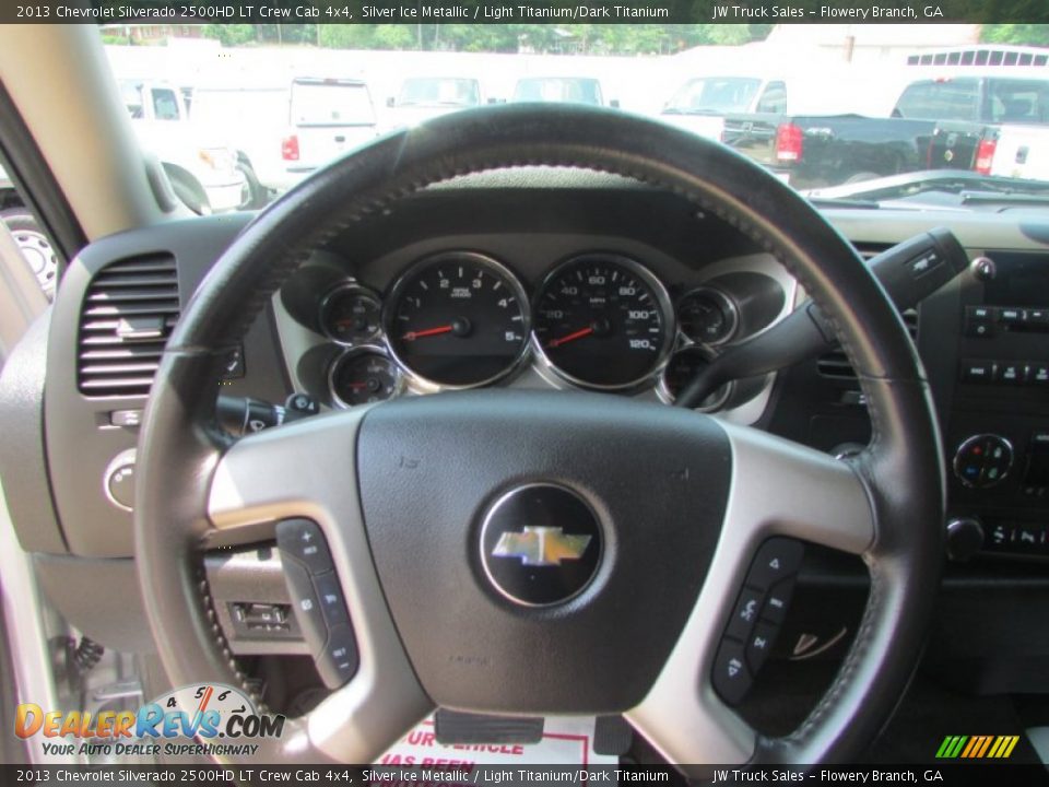 2013 Chevrolet Silverado 2500HD LT Crew Cab 4x4 Silver Ice Metallic / Light Titanium/Dark Titanium Photo #33