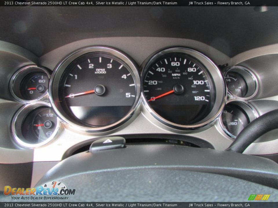 2013 Chevrolet Silverado 2500HD LT Crew Cab 4x4 Silver Ice Metallic / Light Titanium/Dark Titanium Photo #34