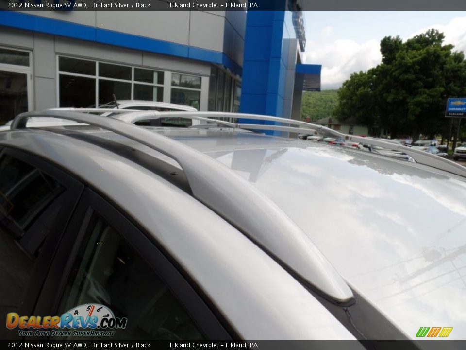 2012 Nissan Rogue SV AWD Brilliant Silver / Black Photo #11