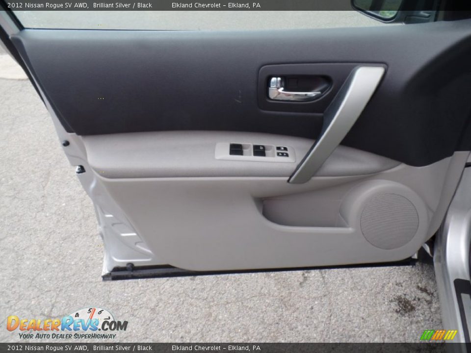 2012 Nissan Rogue SV AWD Brilliant Silver / Black Photo #13
