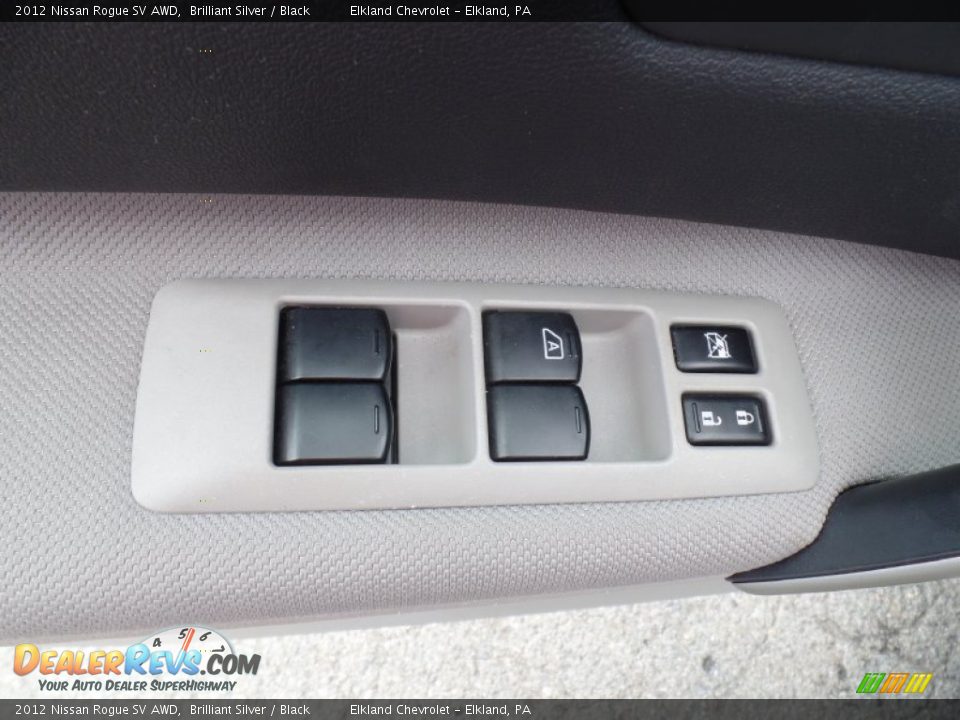 2012 Nissan Rogue SV AWD Brilliant Silver / Black Photo #14