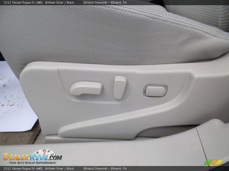 2012 Nissan Rogue SV AWD Brilliant Silver / Black Photo #16