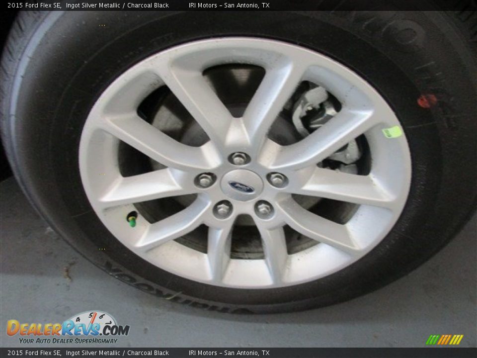 2015 Ford Flex SE Ingot Silver Metallic / Charcoal Black Photo #4