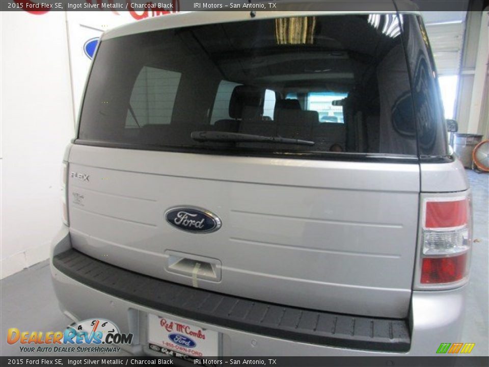 2015 Ford Flex SE Ingot Silver Metallic / Charcoal Black Photo #5