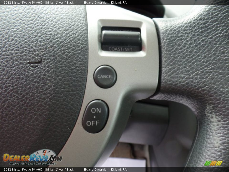 2012 Nissan Rogue SV AWD Brilliant Silver / Black Photo #20