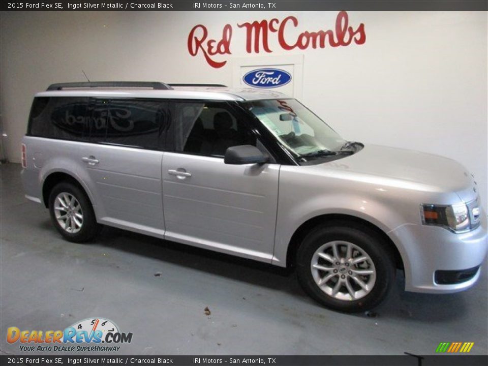 2015 Ford Flex SE Ingot Silver Metallic / Charcoal Black Photo #7