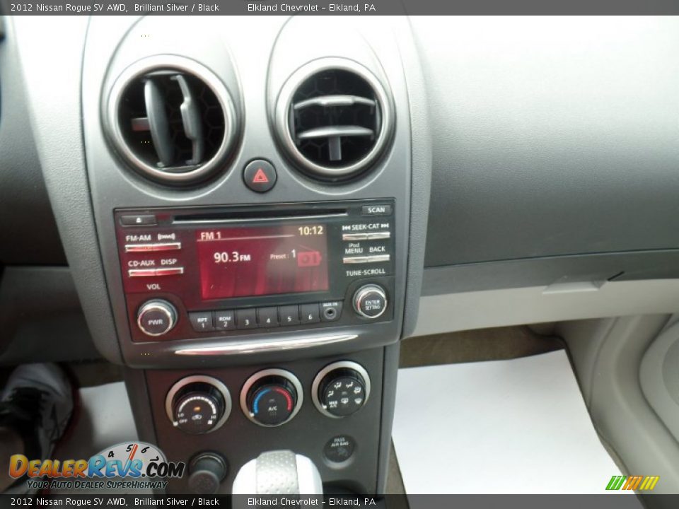 2012 Nissan Rogue SV AWD Brilliant Silver / Black Photo #24