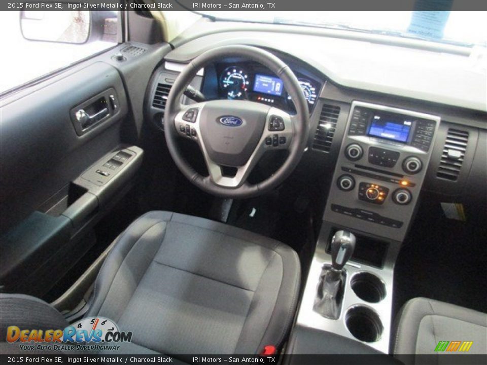 2015 Ford Flex SE Ingot Silver Metallic / Charcoal Black Photo #10