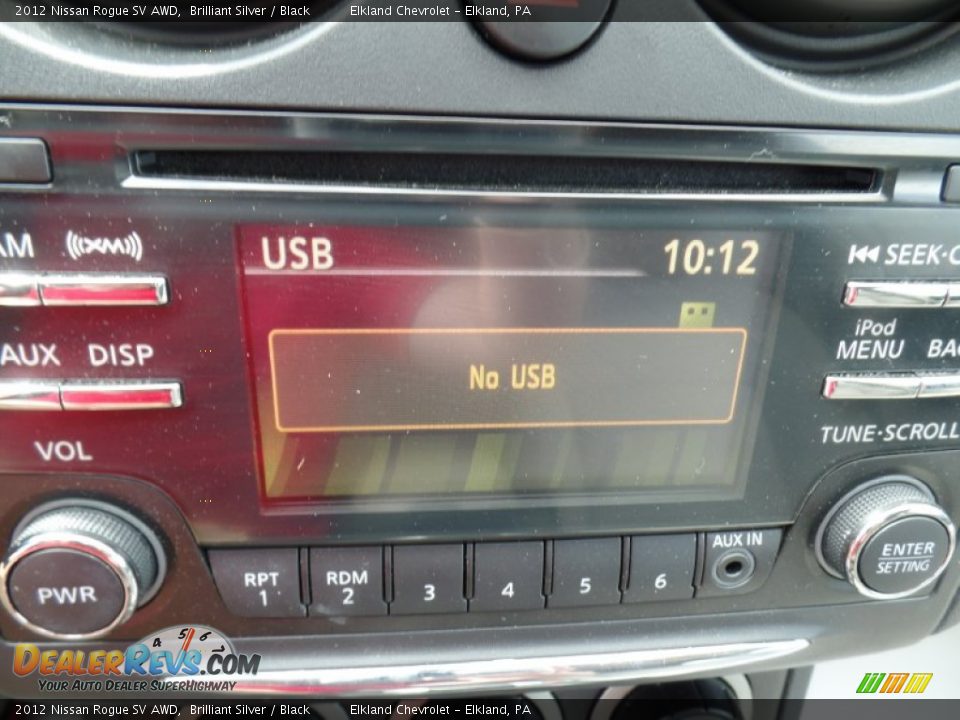 2012 Nissan Rogue SV AWD Brilliant Silver / Black Photo #27