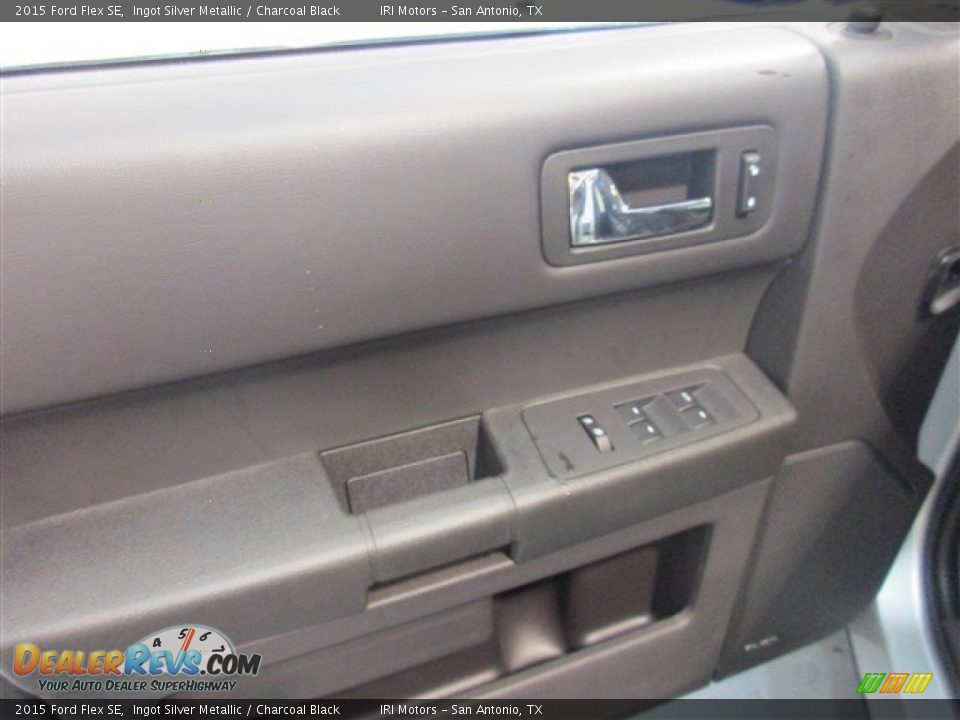 2015 Ford Flex SE Ingot Silver Metallic / Charcoal Black Photo #13