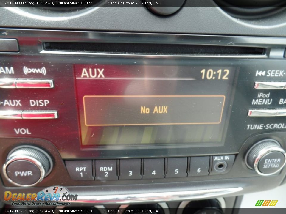 2012 Nissan Rogue SV AWD Brilliant Silver / Black Photo #28