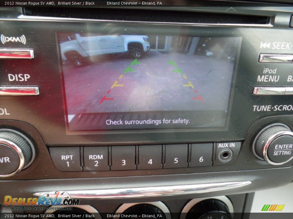 2012 Nissan Rogue SV AWD Brilliant Silver / Black Photo #30