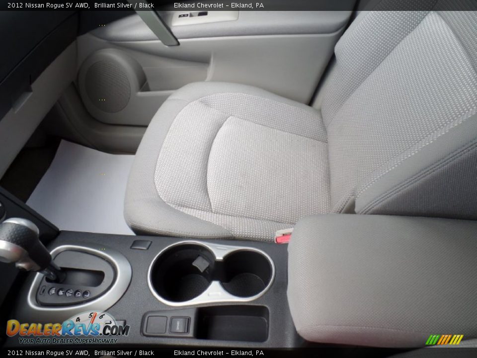 2012 Nissan Rogue SV AWD Brilliant Silver / Black Photo #32