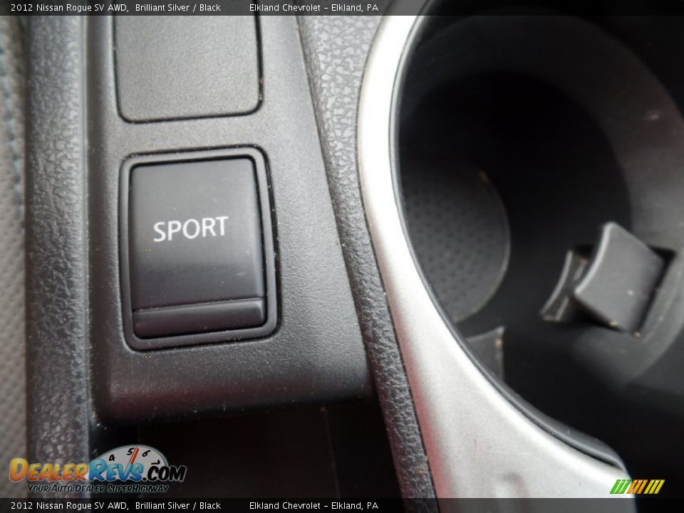 2012 Nissan Rogue SV AWD Brilliant Silver / Black Photo #33