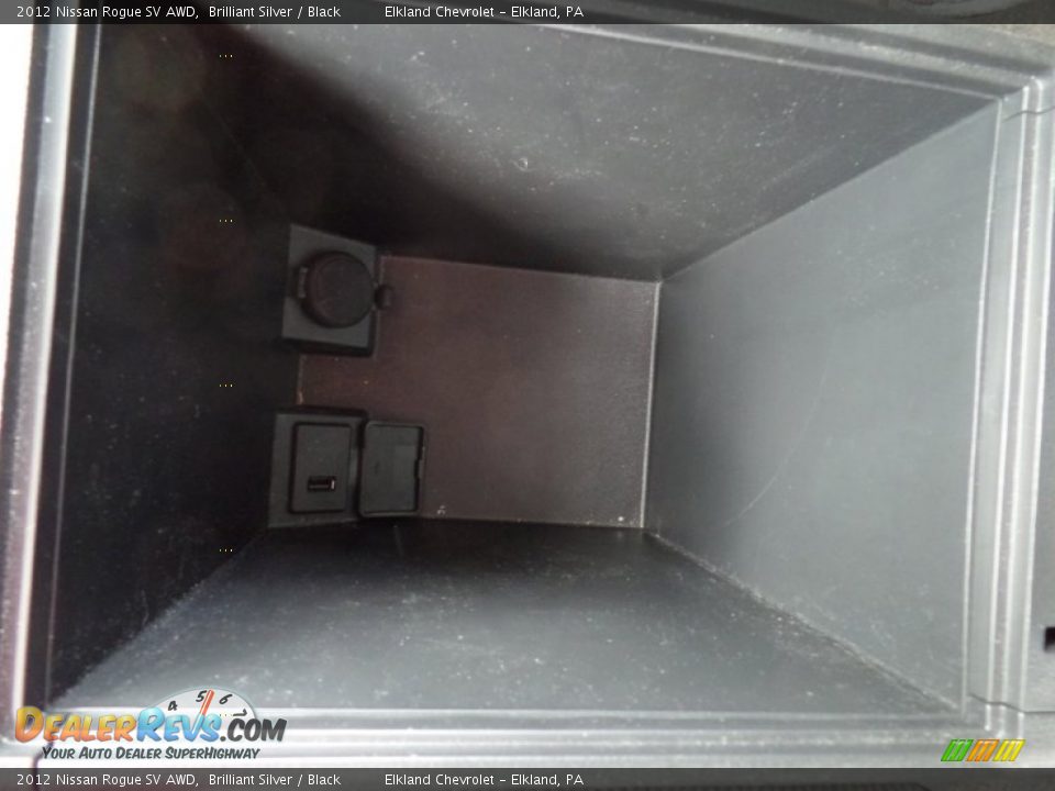 2012 Nissan Rogue SV AWD Brilliant Silver / Black Photo #34