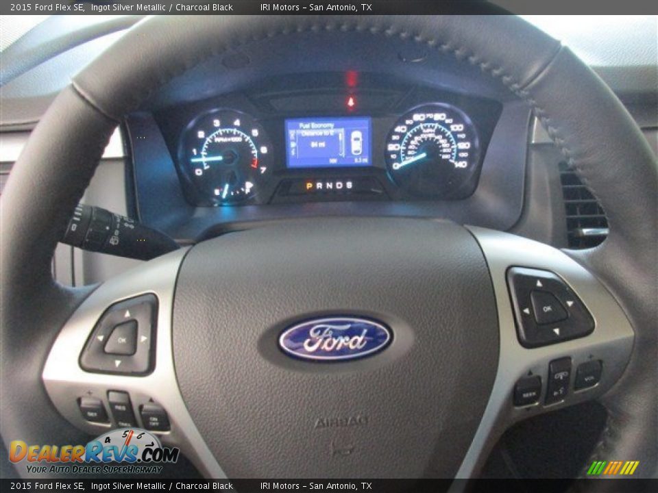 2015 Ford Flex SE Ingot Silver Metallic / Charcoal Black Photo #19