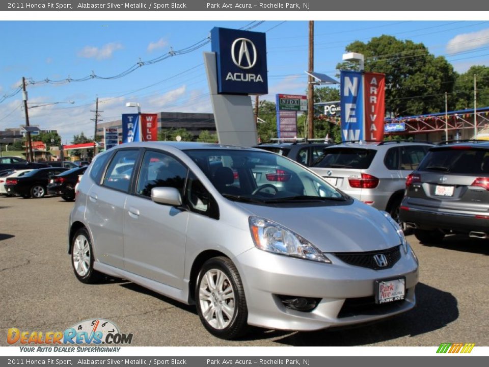 2011 Honda Fit Sport Alabaster Silver Metallic / Sport Black Photo #1