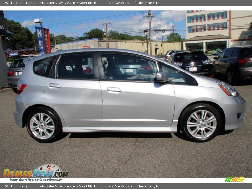 2011 Honda Fit Sport Alabaster Silver Metallic / Sport Black Photo #2