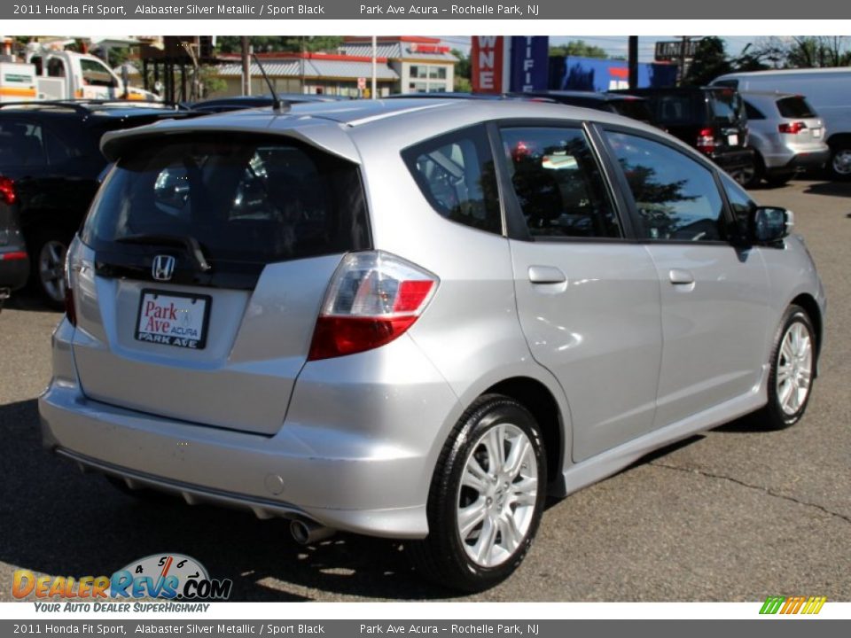 2011 Honda Fit Sport Alabaster Silver Metallic / Sport Black Photo #3
