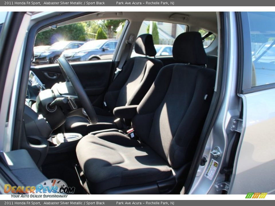 2011 Honda Fit Sport Alabaster Silver Metallic / Sport Black Photo #13