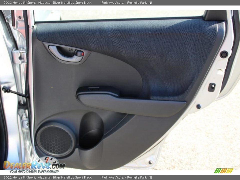 2011 Honda Fit Sport Alabaster Silver Metallic / Sport Black Photo #22