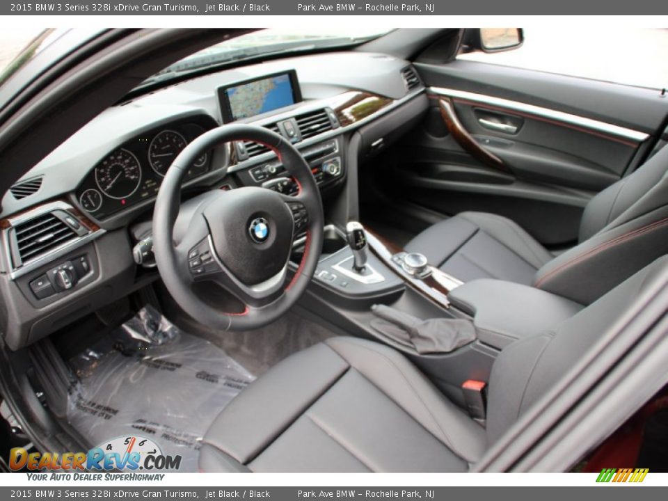 2015 BMW 3 Series 328i xDrive Gran Turismo Jet Black / Black Photo #10