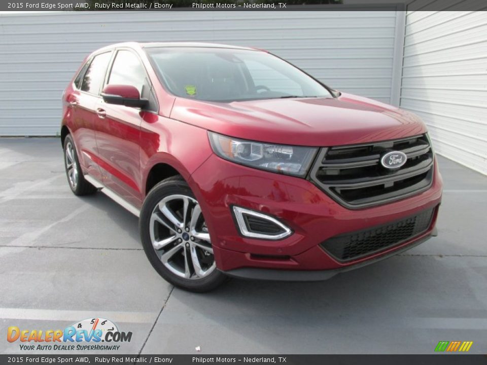 Front 3/4 View of 2015 Ford Edge Sport AWD Photo #1