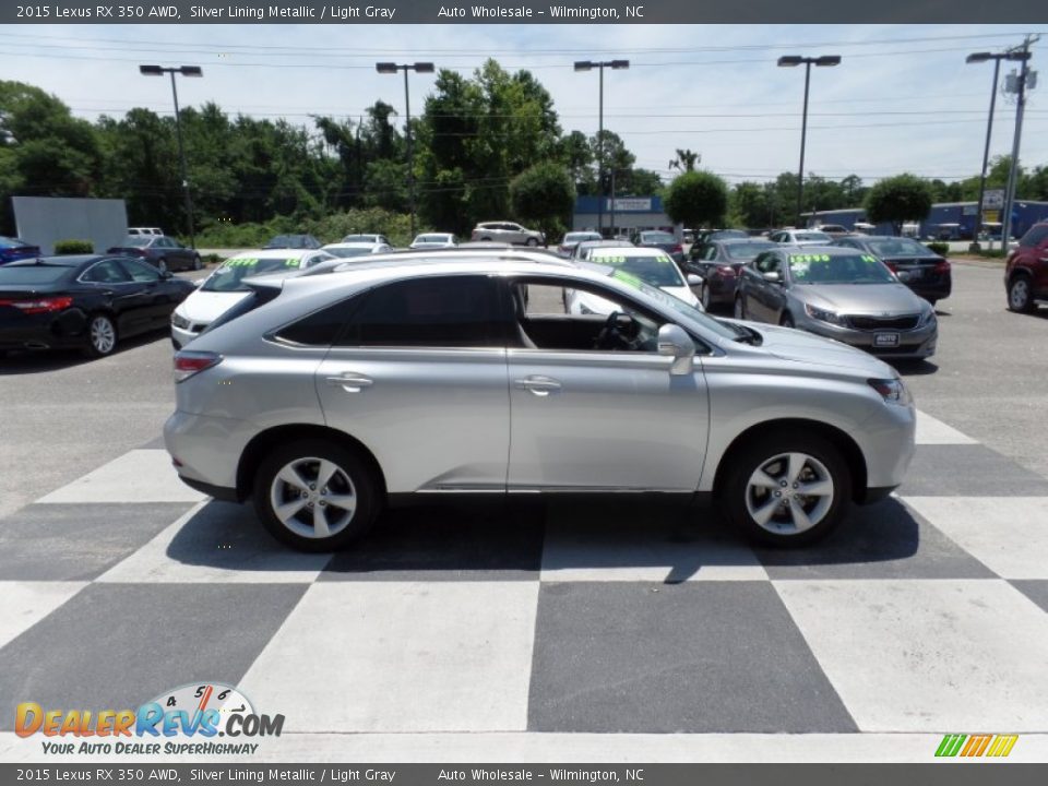2015 Lexus RX 350 AWD Silver Lining Metallic / Light Gray Photo #3