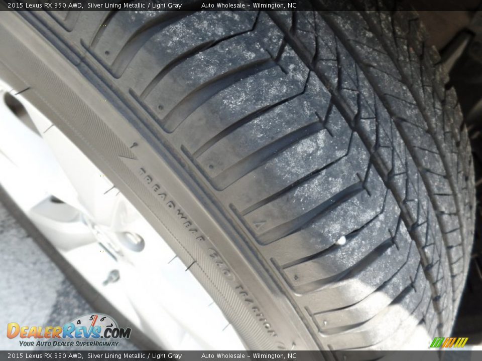 2015 Lexus RX 350 AWD Silver Lining Metallic / Light Gray Photo #8