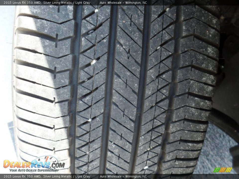 2015 Lexus RX 350 AWD Silver Lining Metallic / Light Gray Photo #9