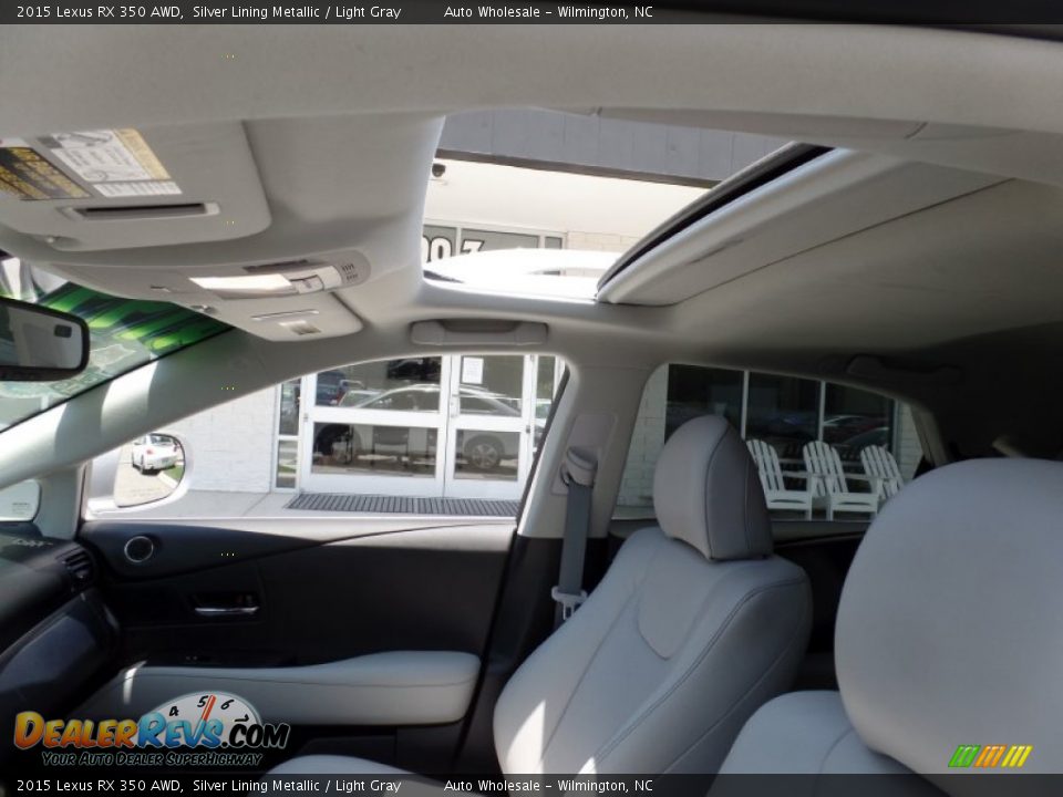 2015 Lexus RX 350 AWD Silver Lining Metallic / Light Gray Photo #11