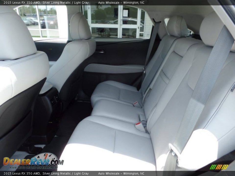 2015 Lexus RX 350 AWD Silver Lining Metallic / Light Gray Photo #12